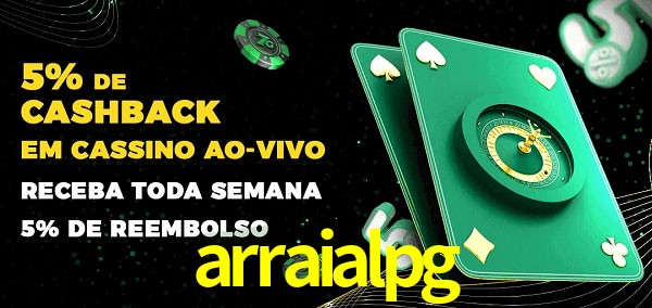 Promoções do cassino ao Vivo arraialpg